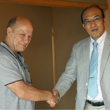 Dr. Denis-Didier Rousseau and Prof. Tadao Nishiyama