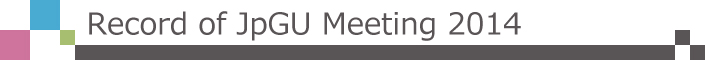 Record of JpGU Meeting 2014